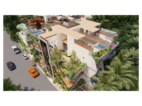 YANA Departamentos Tulum La Veleta Estudios y departamentos con alberca privada cada uno en PREVENTA desde 2,100,000 MXN